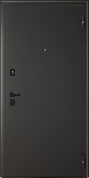 Входная дверь Элегант Черный шелк ФЛ-14 Белый матовый Agat