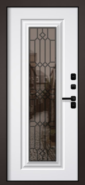 Входная дверь Zima 501 Velluto Bianco Двери Гуд